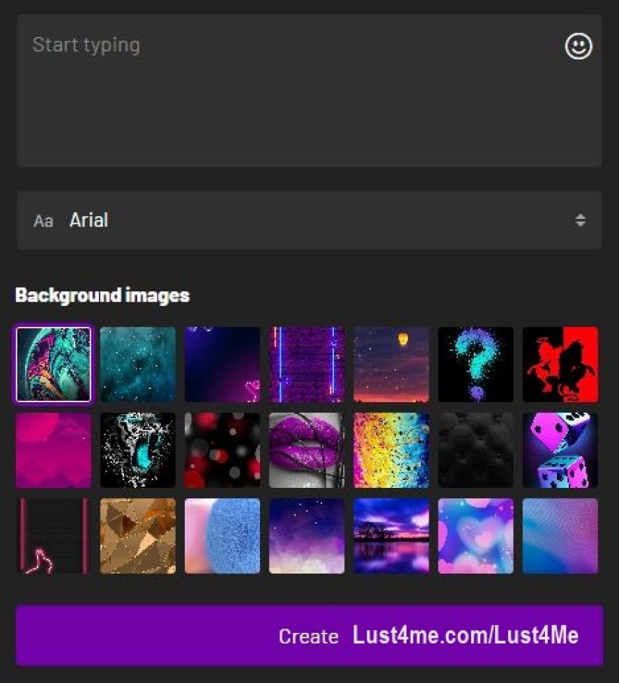 New background options have been added to the text stories.
Keep the ideas flowing and we will bring them to life!